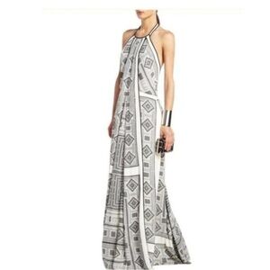 BCBG MAXAZRIA Arlenis Halter Maxi dress 6